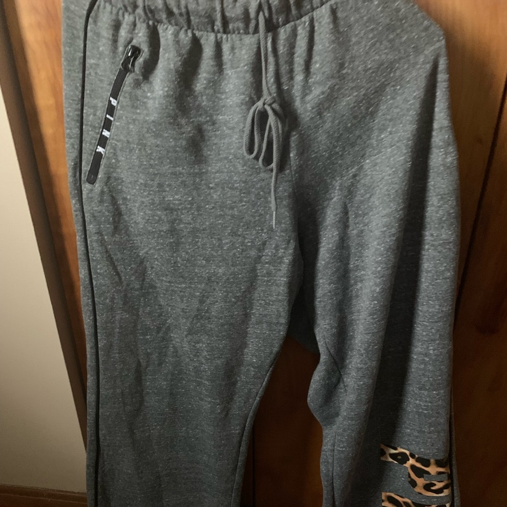 Pink Victoria’s Secrets sweat pants